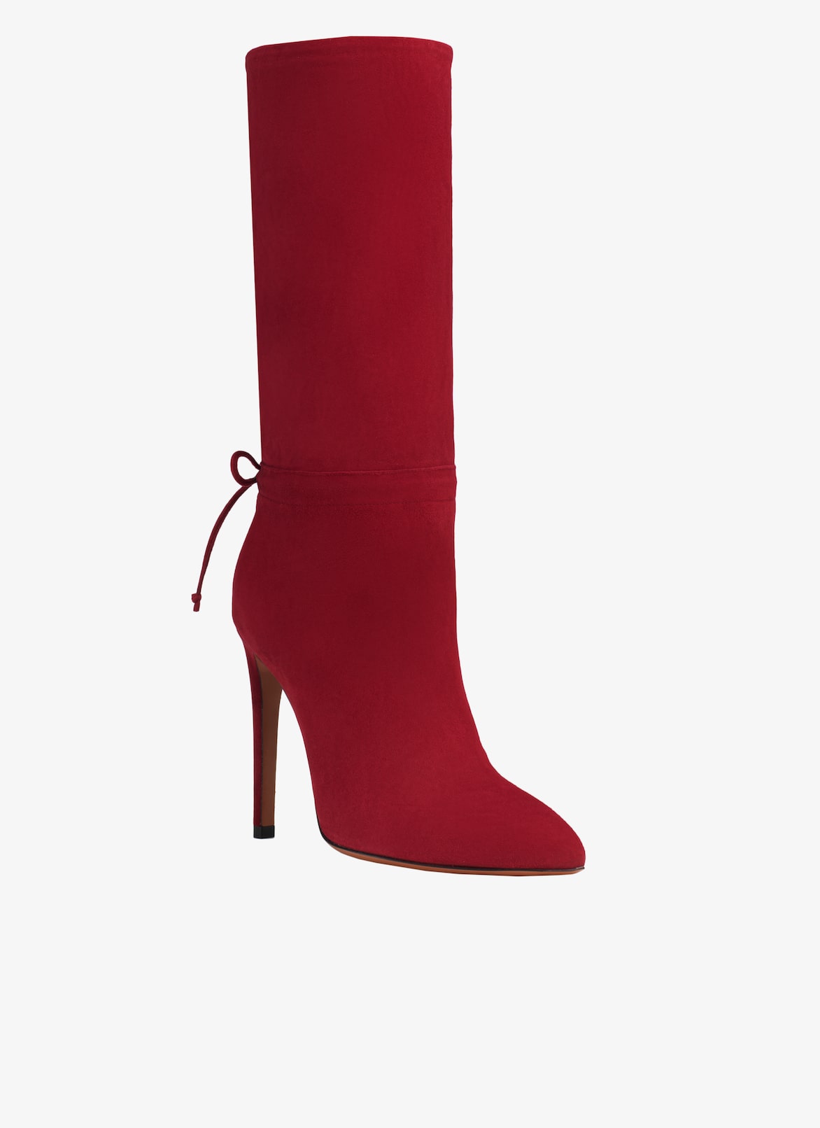MID-CALF STILETTO BOOTS  ALAÏA PURPLE MID-CALF STILETTO BOOTS